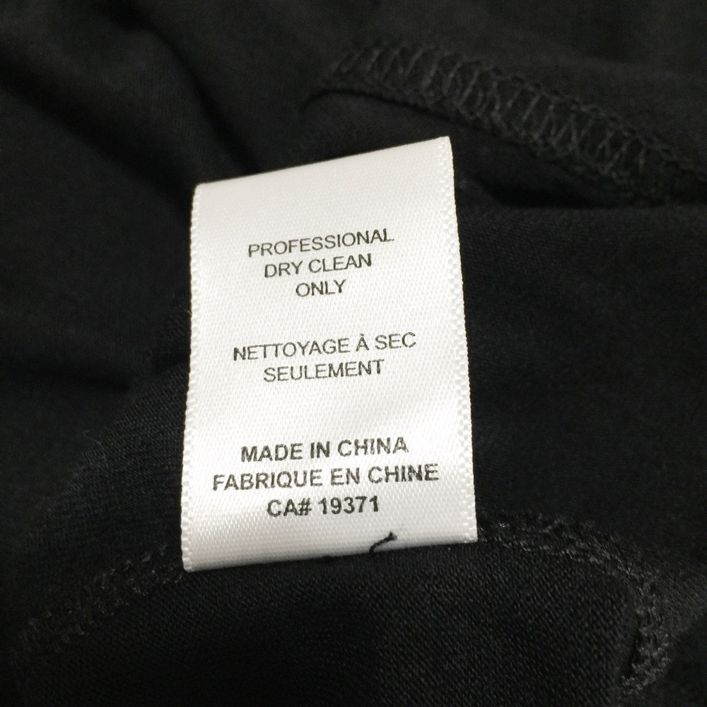 NEW Aiko Black Asymmetric Colorblock Shirt XS - Picture 7 of 7